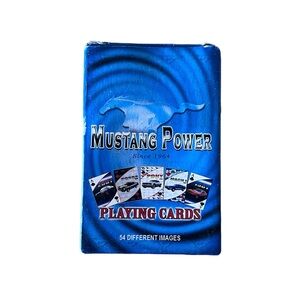 FORD MUSTANG PLAYING CARDS "MUSTANG POWER"